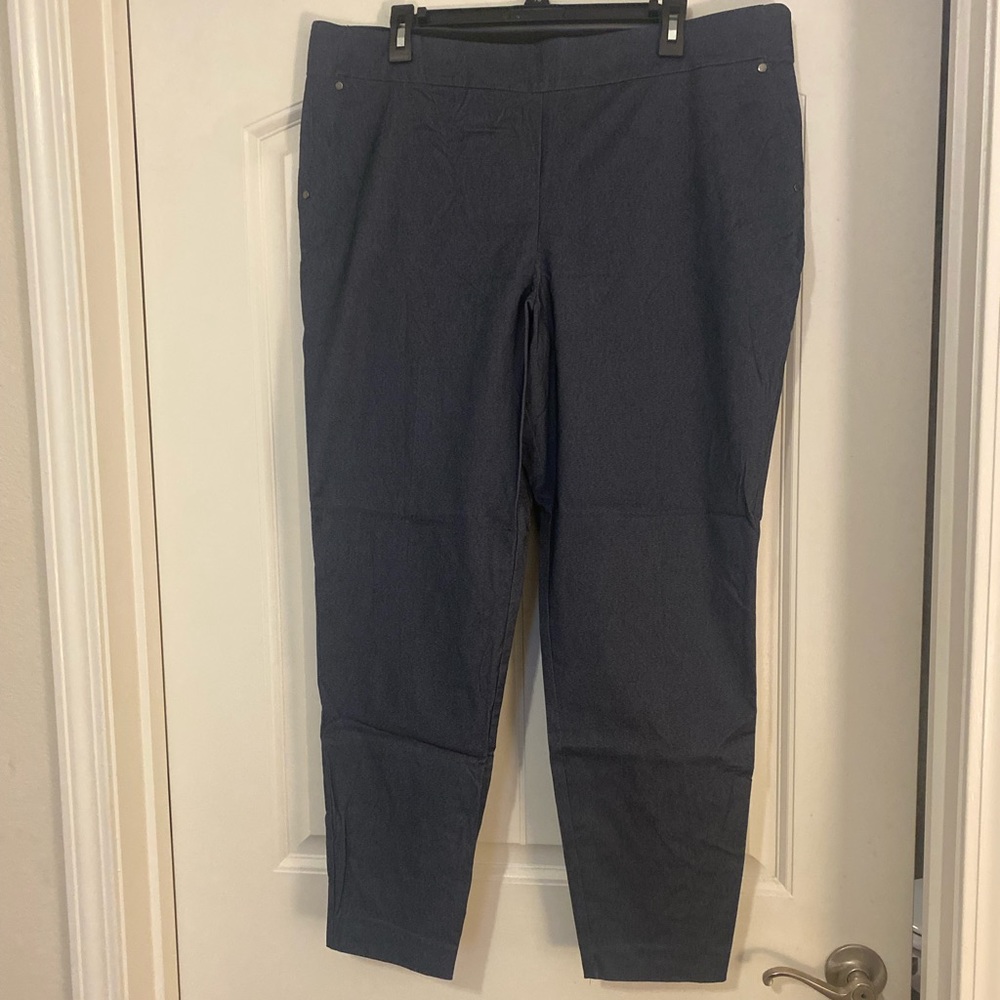 Maurices Faux Jean Dress Pants (Dressy Jeans) Size XXL EUC